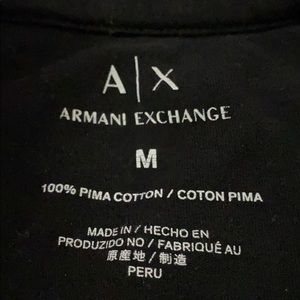 Armani exchange basic black tee!